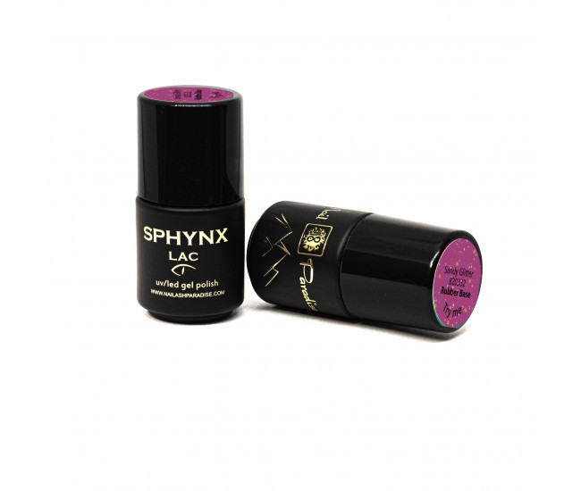 Rubber Base Coat Camouflage Line - Sandy Glitter 5ml